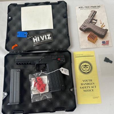 KEL TEC PMR-30 22 MAG Semi-Auto, 2 Magazines, Fixed "Tru-Glo" Sights with Case