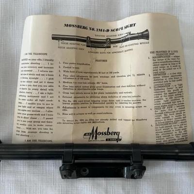 Mossberg 2m4 Rifle Scope with Mount