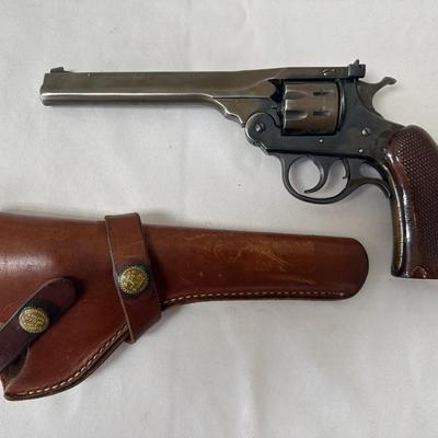 Harrington & Richardson Sportsman Revolver with Leather Holster