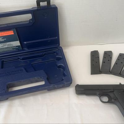 Colt Commander 1911A 45ACP Semi-Auto Handgun with Sized Case and Magazines