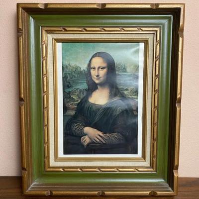 Gilded Frame w/Muted Olive Green Accent