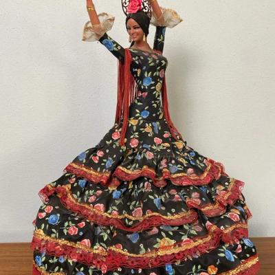 Vintage Spanish Flamenco Dancer Figurine