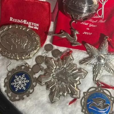 Sterling Silver Christmas Ornaments & Charms – Reed & Barton, Lunt, James Avery – Collectible Heirlo