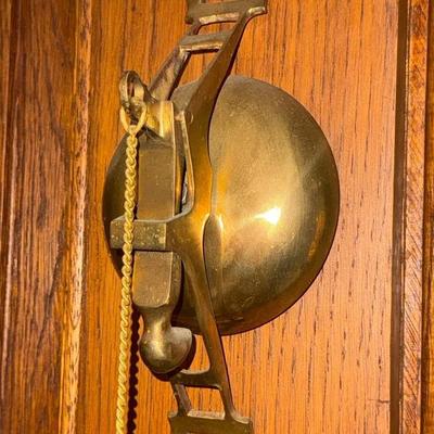 solid brass replica of a San Francisco cable car conductor's bell