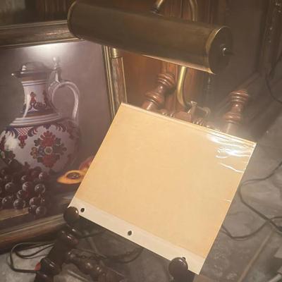 Vintage Book Light Easel