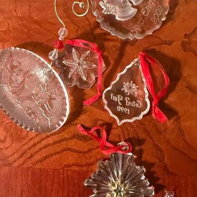 Assorted Crystal Christmas Ornaments – Mixed Lot