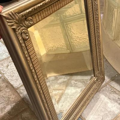 Carolina Mirror Framed Etched Glass 12x16