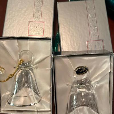 Lenox Crystal Bells Vintage With Year 