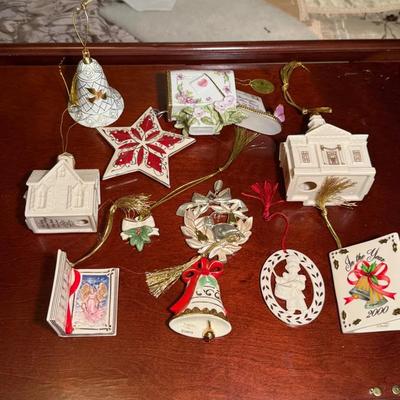 Lenox Collectible Porcelain Ornaments 