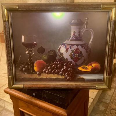 Framed Still Life Painting 