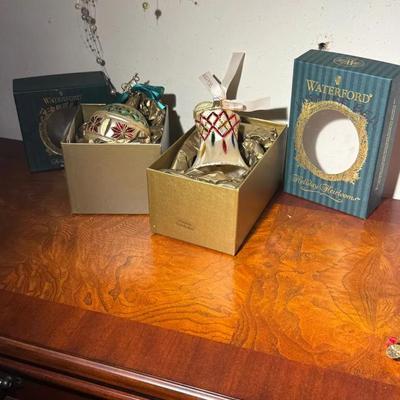Waterford Holiday Heirloom Ornaments Box And Tags