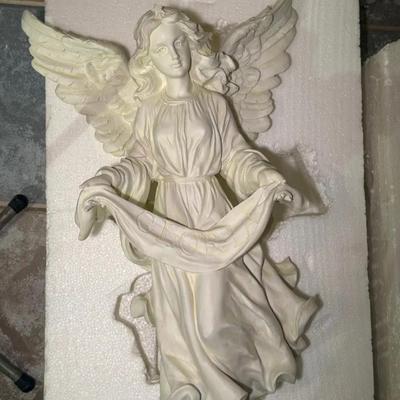 Guardian Angel New In Box - Ceramic / Chalk ware 