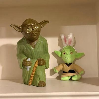 Vintage Star Wars Yoda  Ceramic Piece. Unlicensed & Rare. 