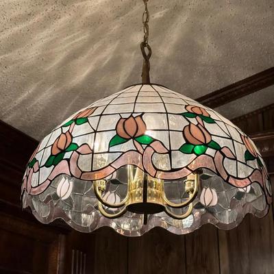 Tiffany Styled Pendant Chandelier Light 