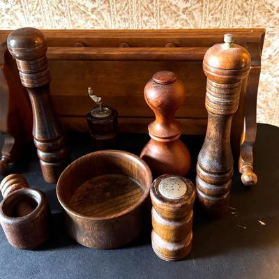 Miscellaneous Lot Of Kitchen Wooden Ware