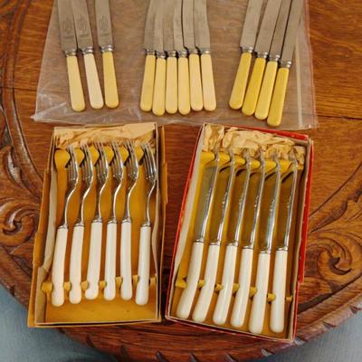 Antique Flatware - Knife/Fork Set Plus