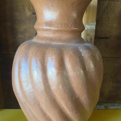 Large Terracotta Ceramic Vase