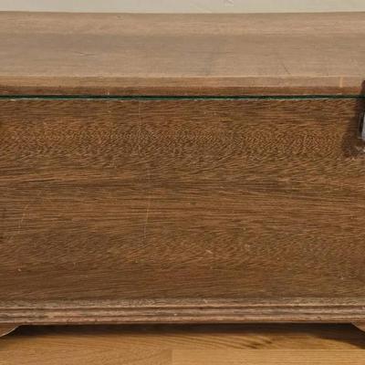 Vintage Wooden Toy Chest