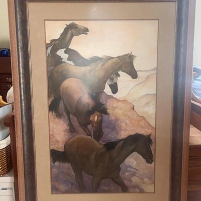 Original Painting "Thunder in the Mesa" by artist Chris Kenyon