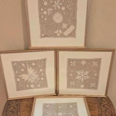 Abstract Art - Woven/Lace - Framed