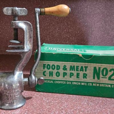 Vintage Food And Meat Choppers