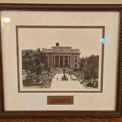 "Decoration Day Program" Framed Vintage