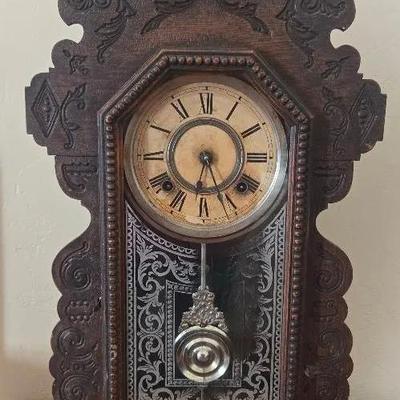 Antique Overhaul Ansonin Mantle Clock