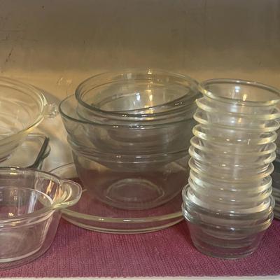 Mystery Lot of Vintage: Glassbake, Fire King And Anchor Glassware