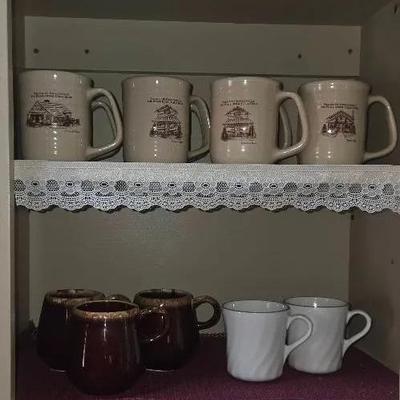 Variety of Vintage Coffee Mugs