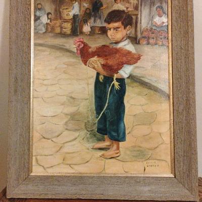 Original Painting - “The Market Place” By Esther Versch