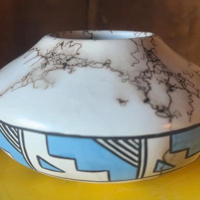 Navajo Horse Hair Pottery - Artist Signed