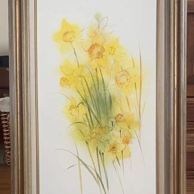 Original Painting Of Daffodils By Harriet Ross