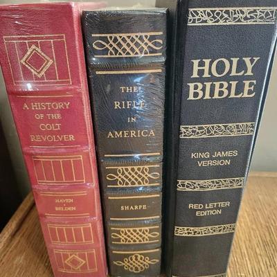 Unopened Armory Books And A Vintage Bible