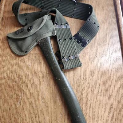Vintage Military Axe Belt