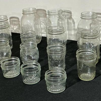 21 Assorted Mason Jars