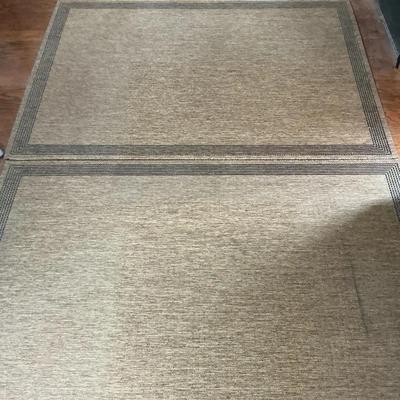 2 Brown Area Rugs