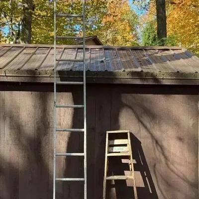 Lot of Two Ladders – Extension and Step Ladder