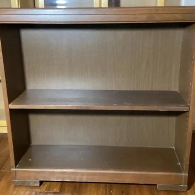 Two-Shelf Wooden Bookcase