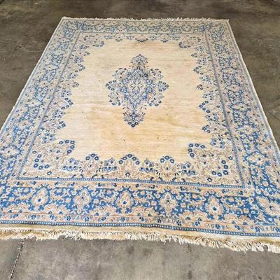 Handmade In Iran Vintage Wool Pile Rug