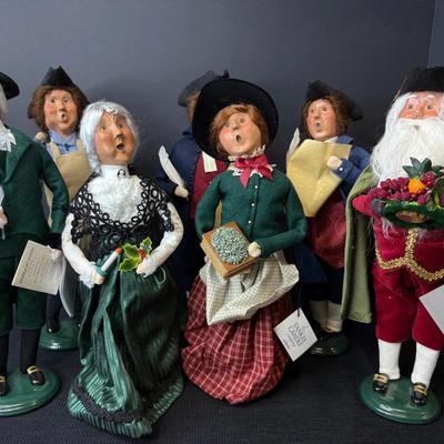 Byers’ Choice Dolls-Williamsburg Santa, Candle Maker, Alexander Hamilton