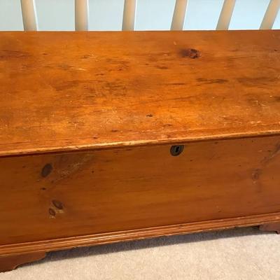 Vintage Pine Blanket Chest