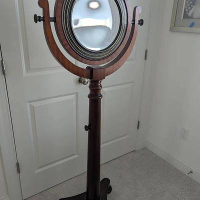 Telescoping Shaving Mirror - Adjustable Standing Mirror