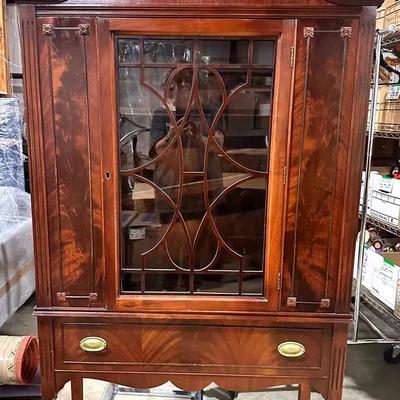 Georgian Style China Cabinet