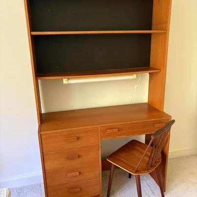 MCM Style Desk & Chair