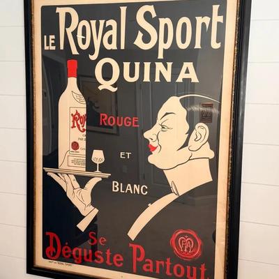 French Stone Lithograph “Royal Sport Quinoa”