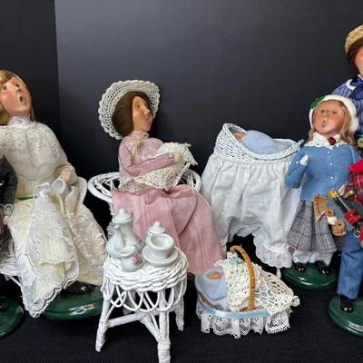 Byers’ Choice Dolls-Afternoon Tea, Traveling Nurse,