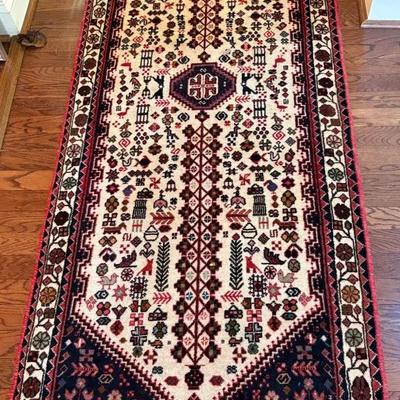 Persian Hand Knotted Hall Runner Rug 6’7x2’6