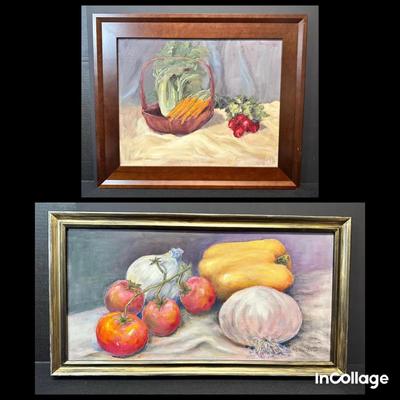 2 Original, Signed And Framed H. Vincent Oil Paintings