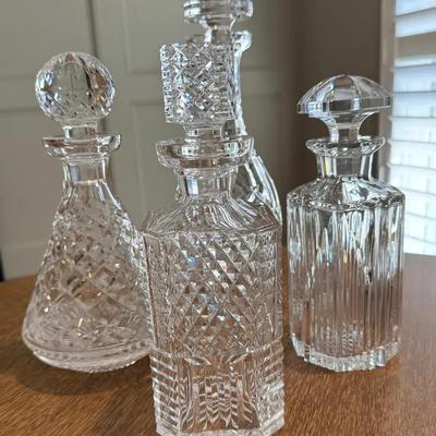 Vintage Waterford Crystal Decanters