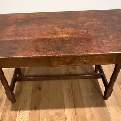 Antique American Moravian Walnut Table (1765)